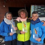 Gugi Hammer,Katrin Schwinger (BF Denkendorf) und Brigitte Knapp (VfB Neuffen) freuen sich über Ihren 5. Platz (Foto: Pit Arndt)